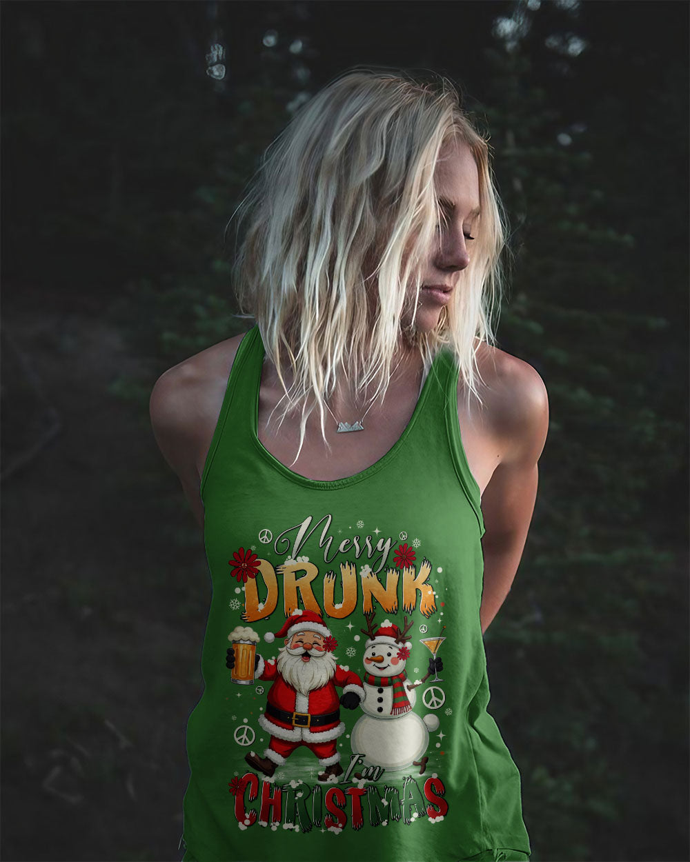 I'M CHRISTMAS SANTA AND SNOWMAN ALL OVER PRINT - TYTD1810243