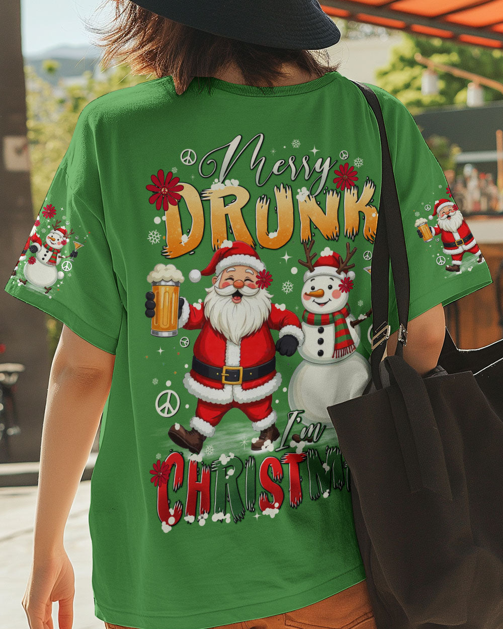 I'M CHRISTMAS SANTA AND SNOWMAN ALL OVER PRINT - TYTD1810243