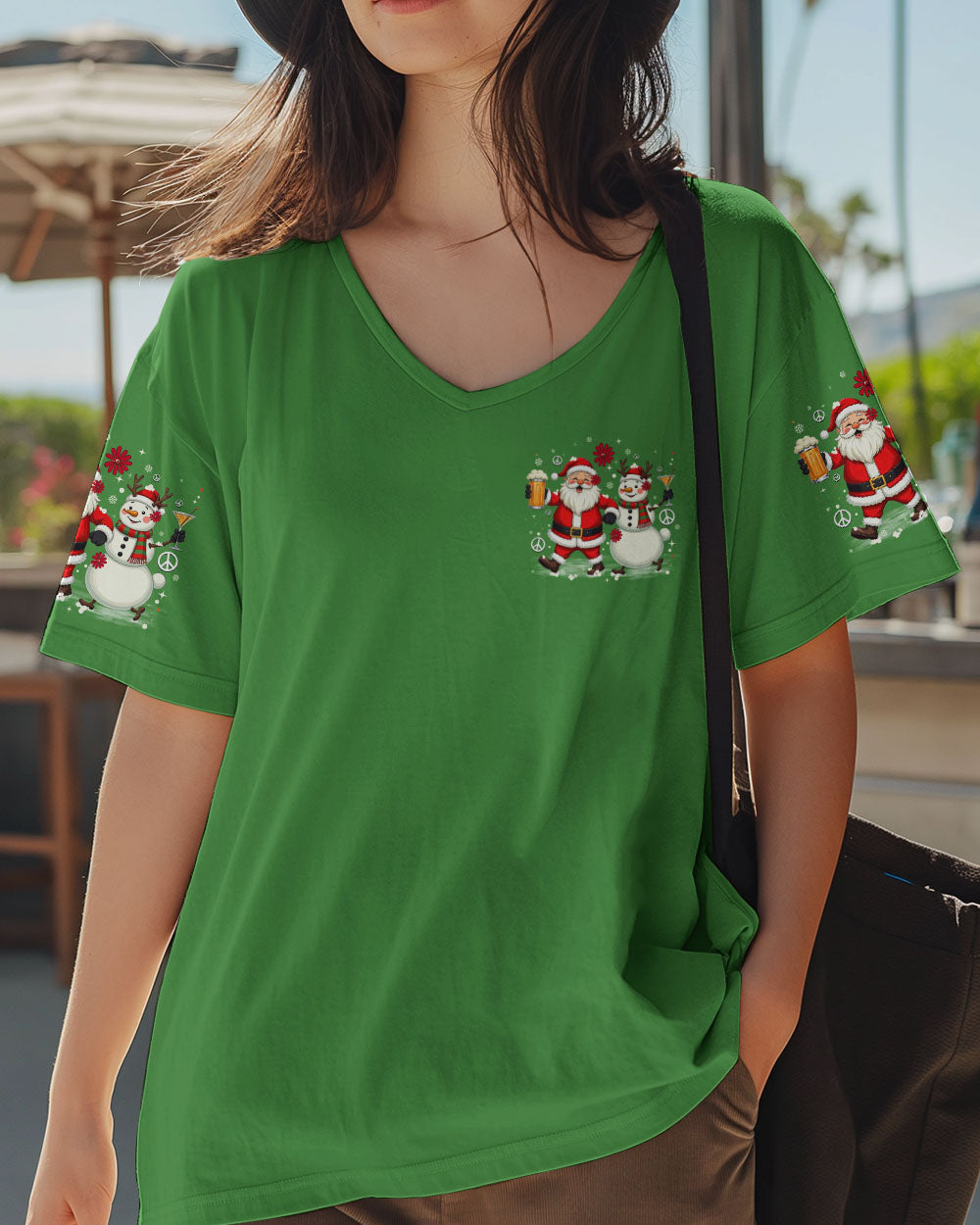 I'M CHRISTMAS SANTA AND SNOWMAN ALL OVER PRINT - TYTD1810243