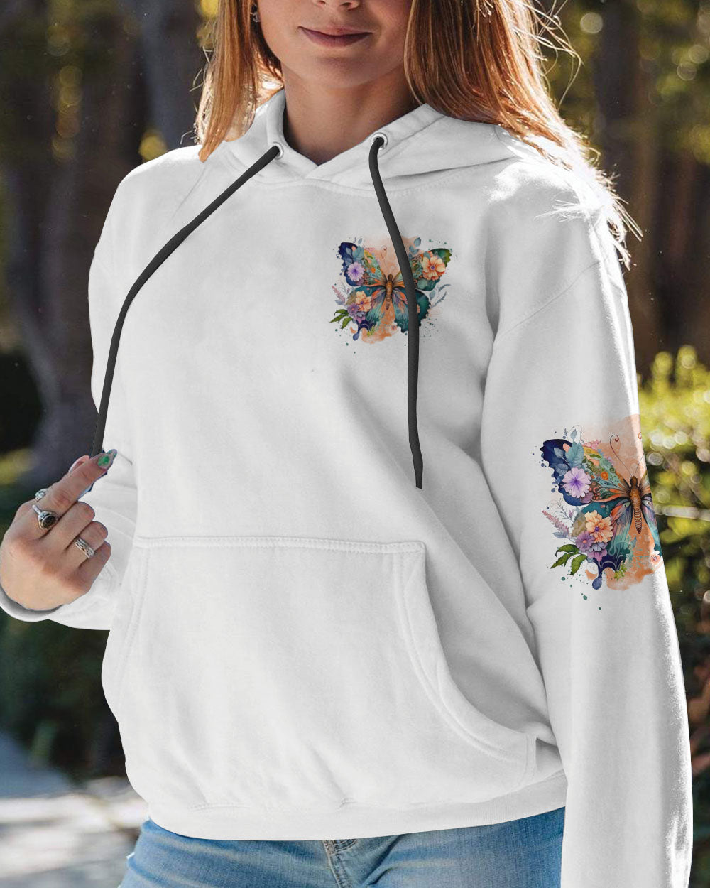 WHISPER WORDS OF WISDOM LET IT BE BUTTERFLY ALL OVER PRINT - TYTD1812241