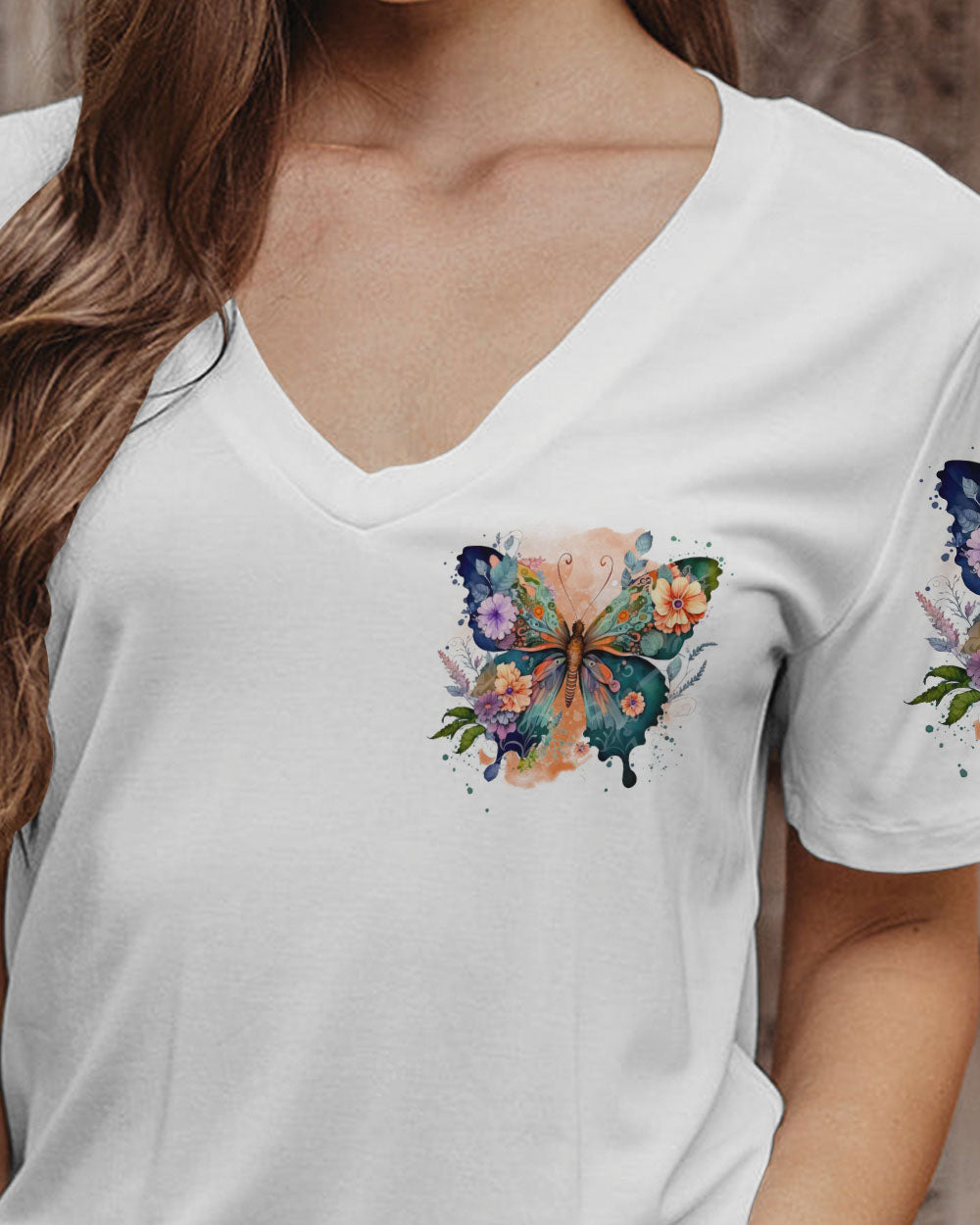 WHISPER WORDS OF WISDOM LET IT BE BUTTERFLY ALL OVER PRINT - TYTD1812241