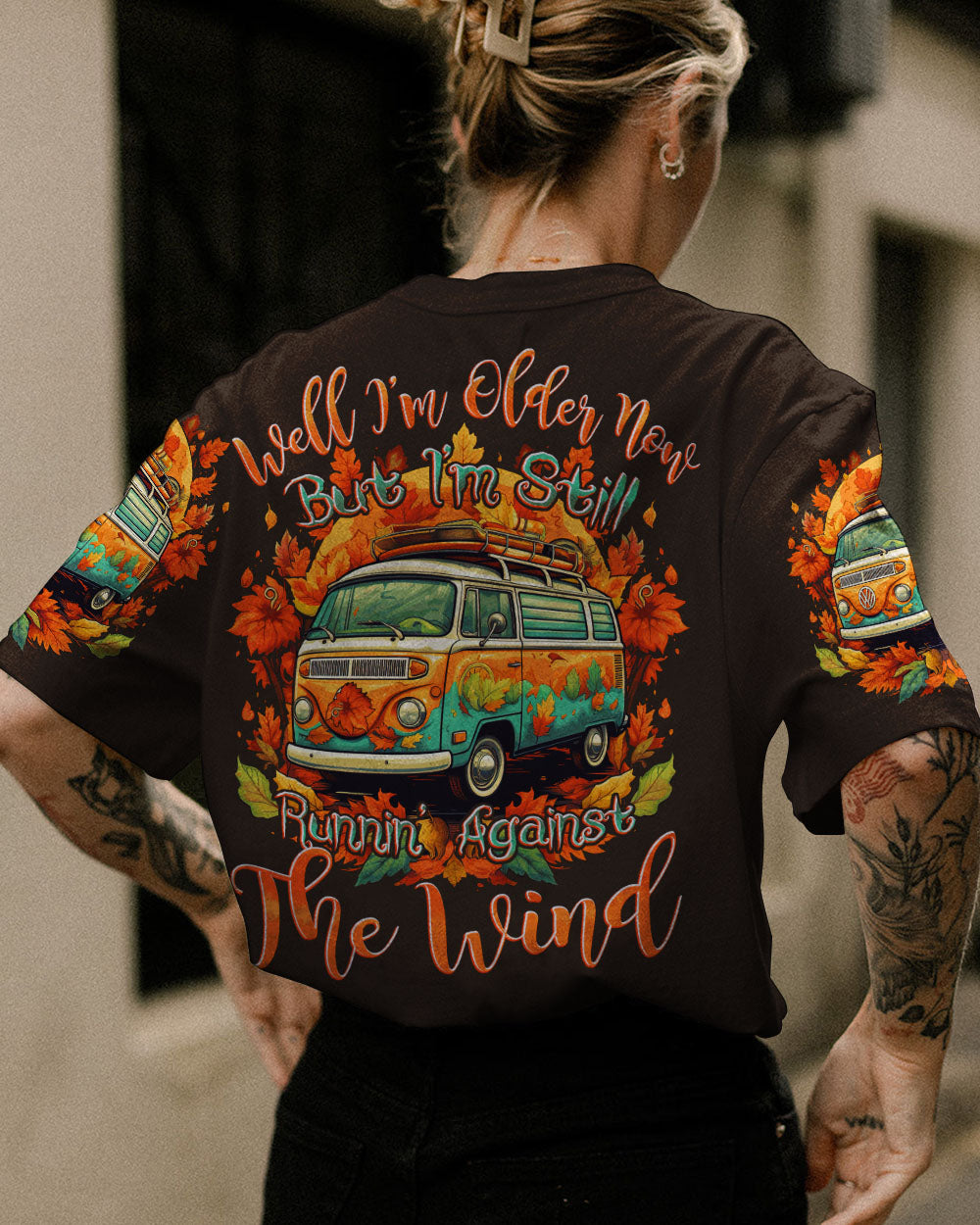 RUNNING AGAINST THE WIND ALL OVER PRINT - TYTD1907234