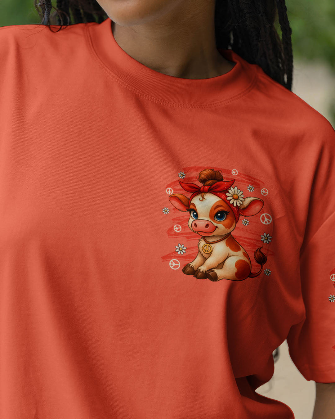 GOOD WOMEN COW ALL OVER PRINT - TYTD1909251