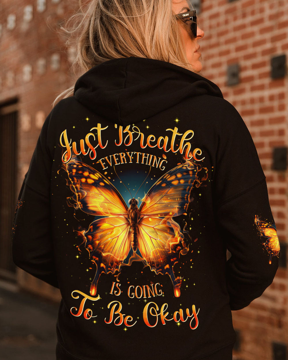 JUST BREATHE BUTTERFLY ALL OVER PRINT - TYTD1911242