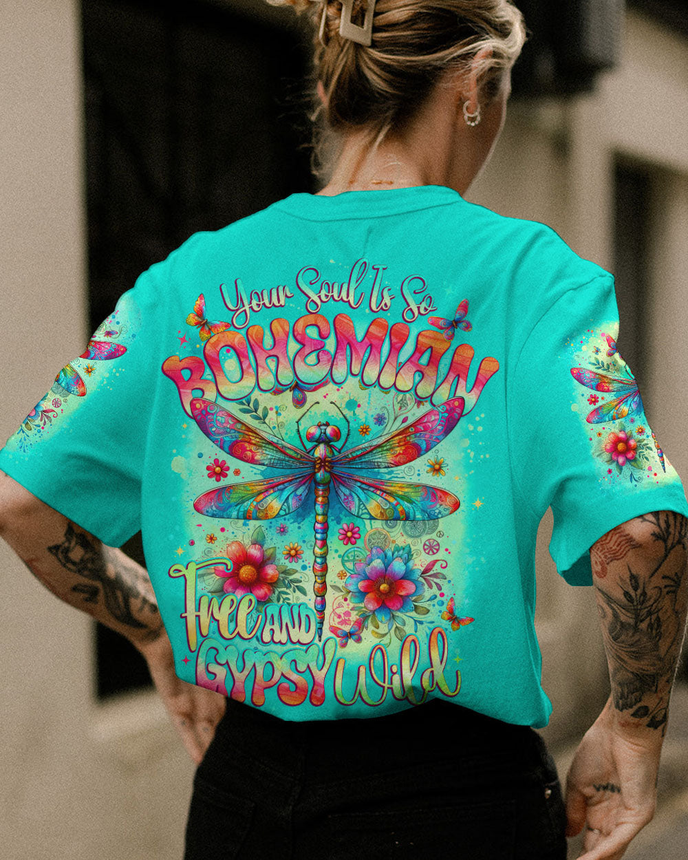 YOUR SOUL IS SO BOHEMIAN DRAGONFLY ALL OVER PRINT - TYTD1912232