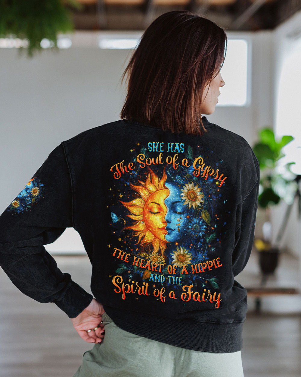 SPIRIT OF A FAIRY SUN AND MOON ALL OVER PRINT - TYTD1912242