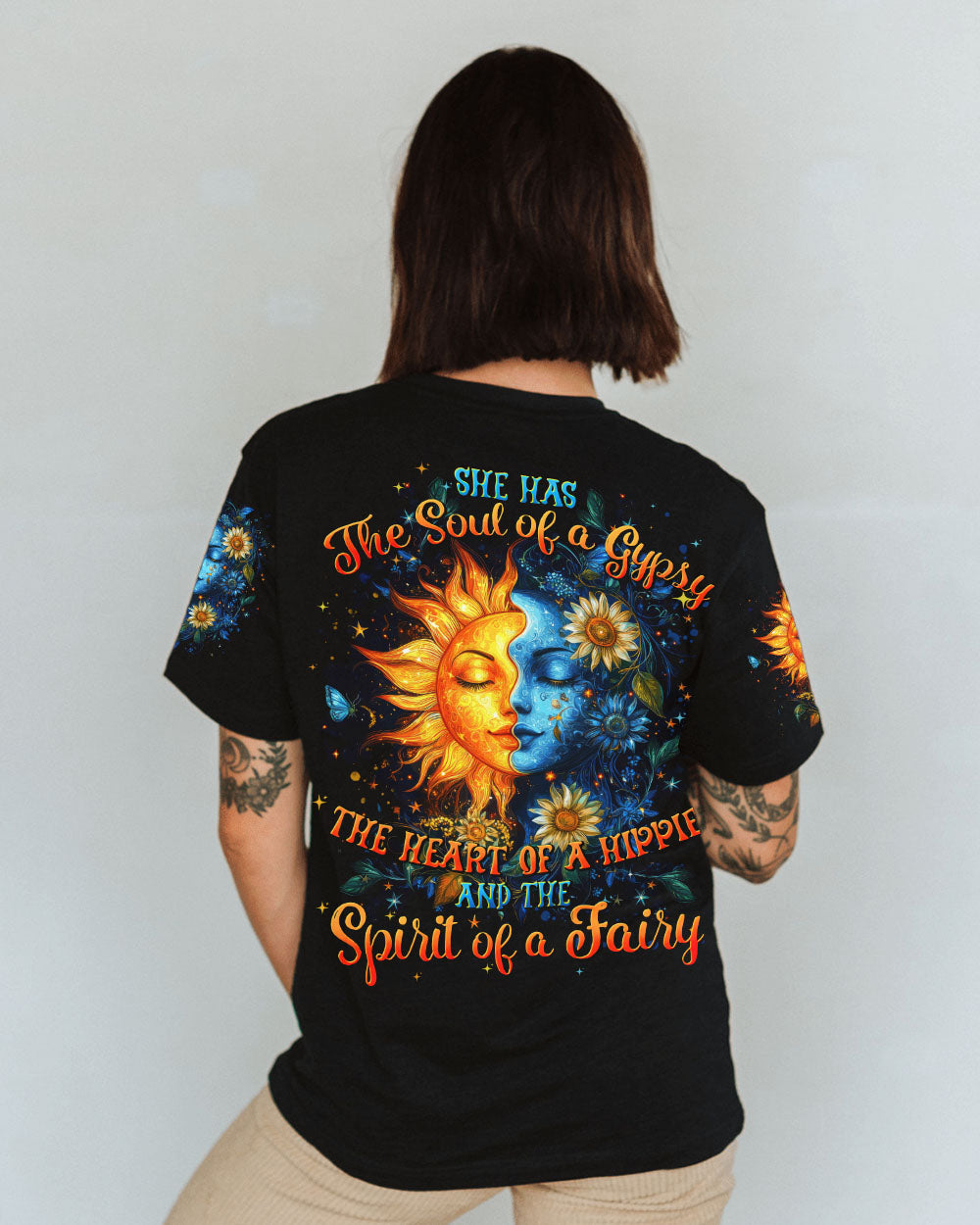 SPIRIT OF A FAIRY SUN AND MOON ALL OVER PRINT - TYTD1912242