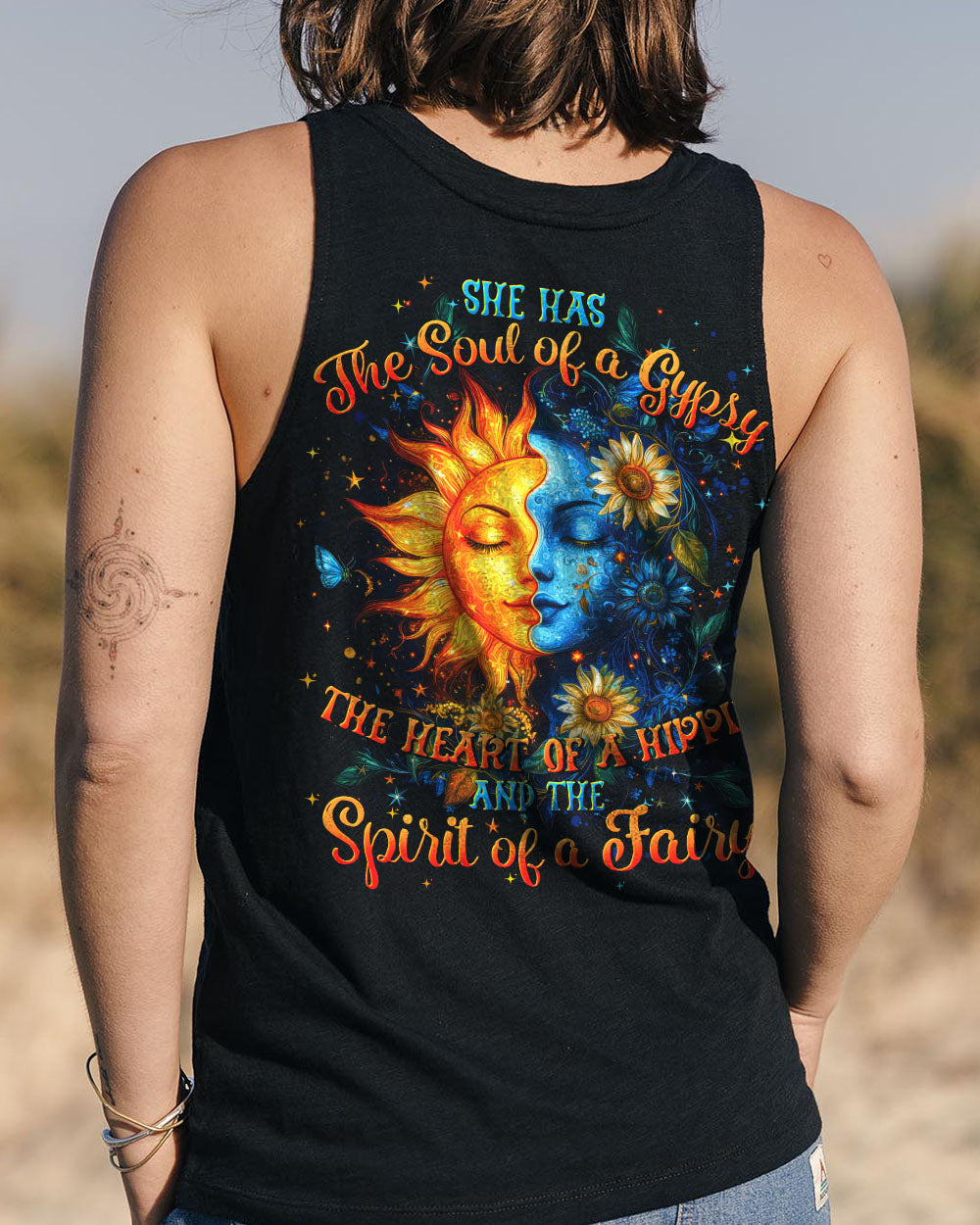 SPIRIT OF A FAIRY SUN AND MOON ALL OVER PRINT - TYTD1912242