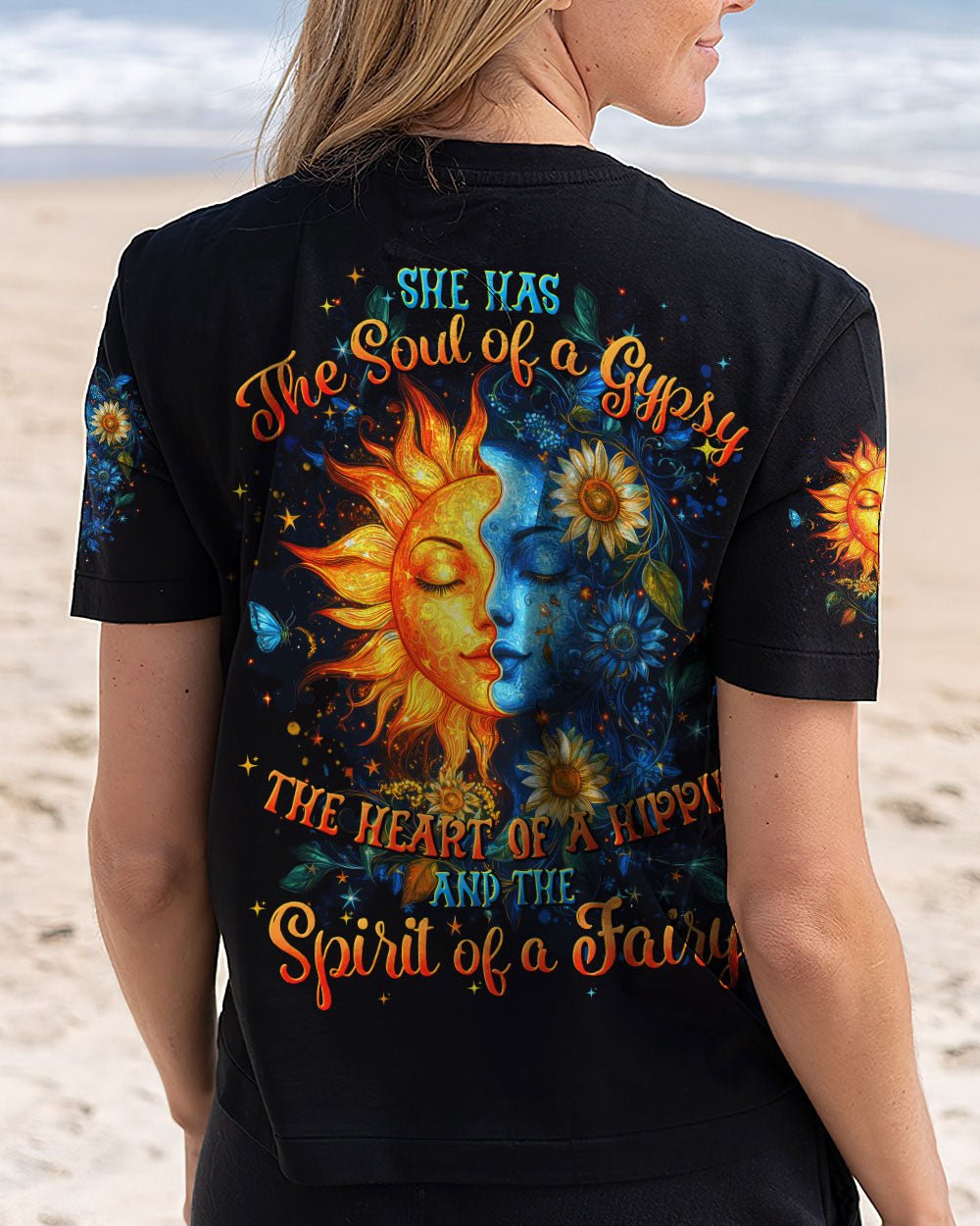 SPIRIT OF A FAIRY SUN AND MOON ALL OVER PRINT - TYTD1912242