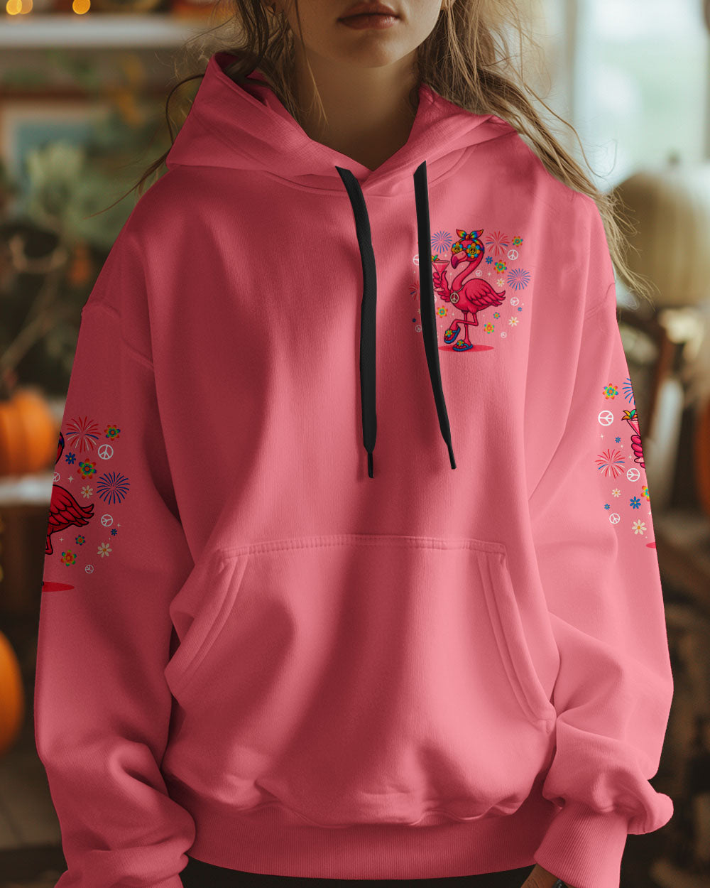 JUST BE YOU FLAMINGO ALL OVER PRINT - TYTD2105253