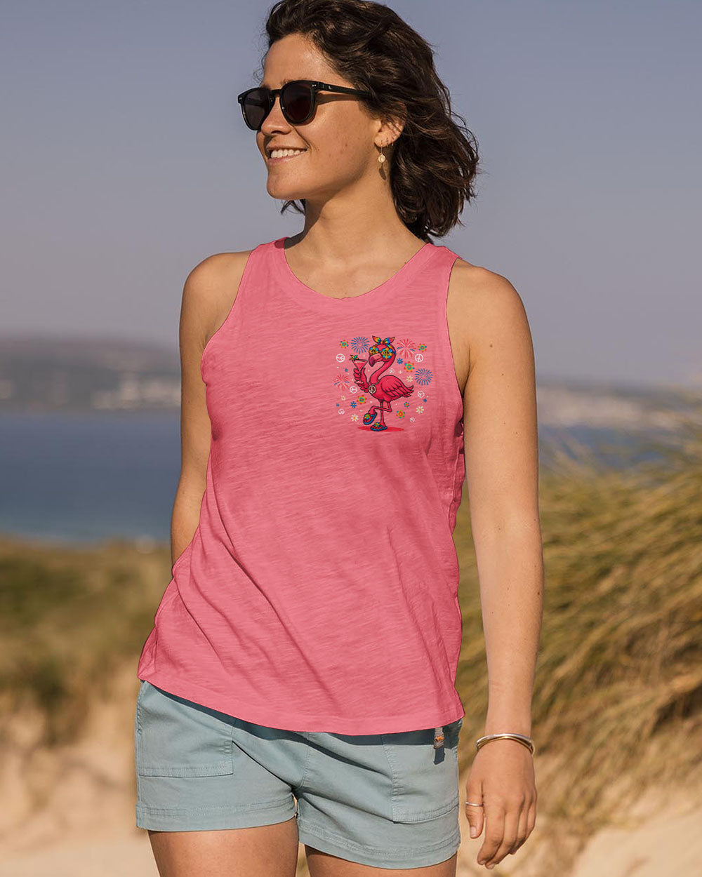 JUST BE YOU FLAMINGO ALL OVER PRINT - TYTD2105253