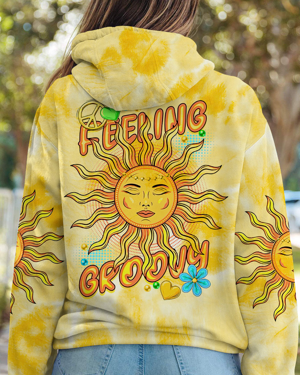 FEELING GROOVY ALL OVER PRINT - TYTD2107233