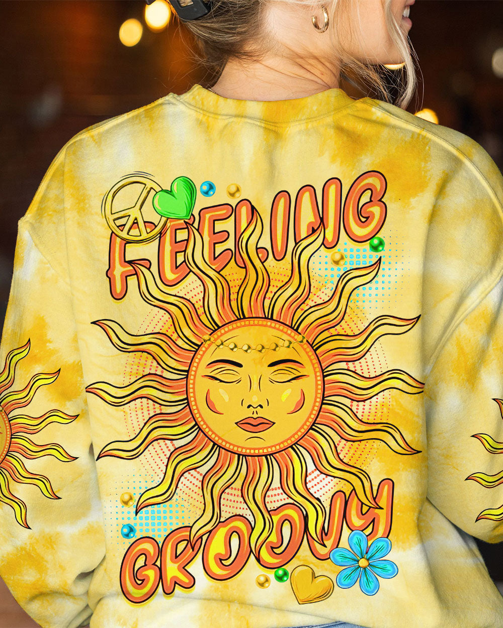 FEELING GROOVY ALL OVER PRINT - TYTD2107233