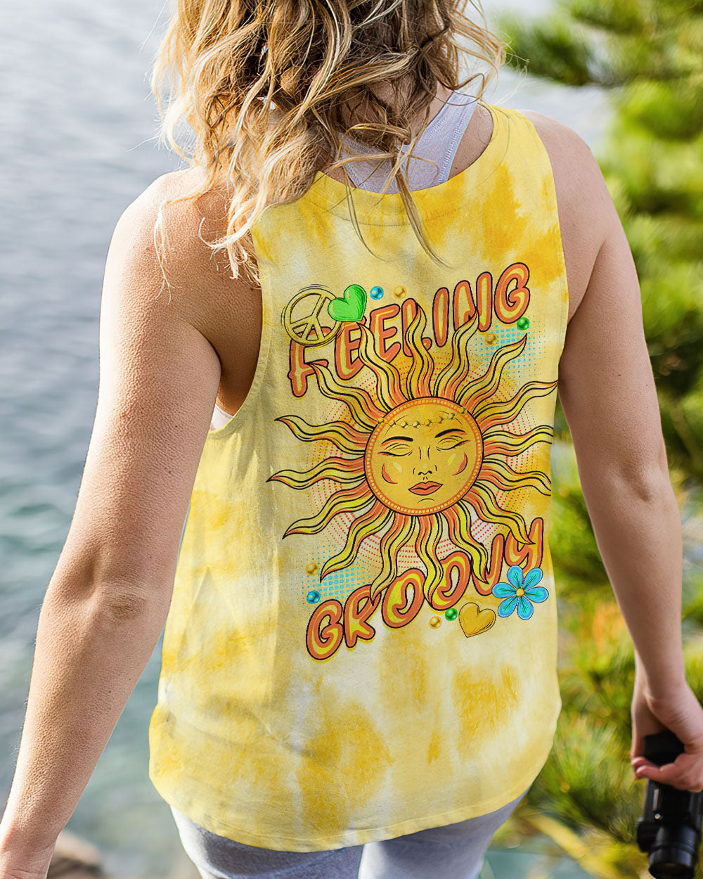 FEELING GROOVY ALL OVER PRINT - TYTD2107233