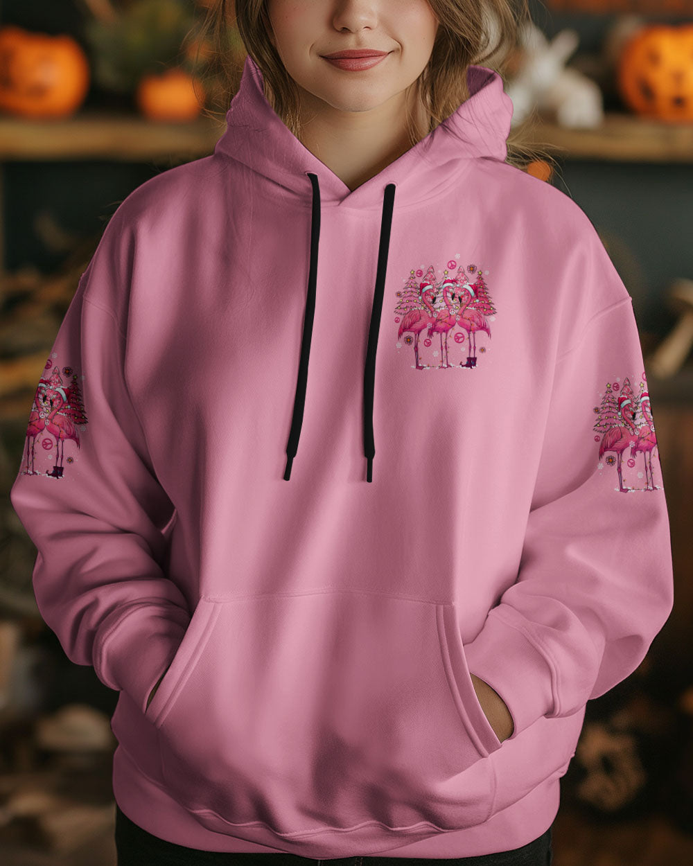 I'M DREAMING OF A PINK CHRISTMAS FLAMINGO ALL OVER PRINT - TYTD2110242
