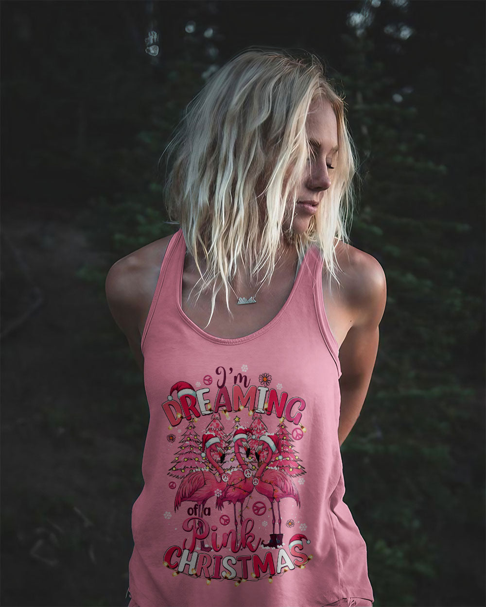 I'M DREAMING OF A PINK CHRISTMAS FLAMINGO ALL OVER PRINT - TYTD2110242