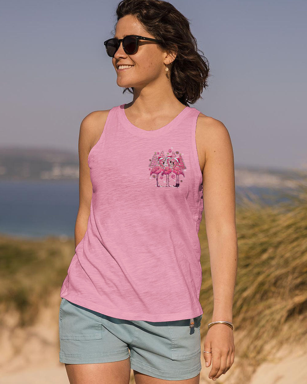 I'M DREAMING OF A PINK CHRISTMAS FLAMINGO ALL OVER PRINT - TYTD2110242