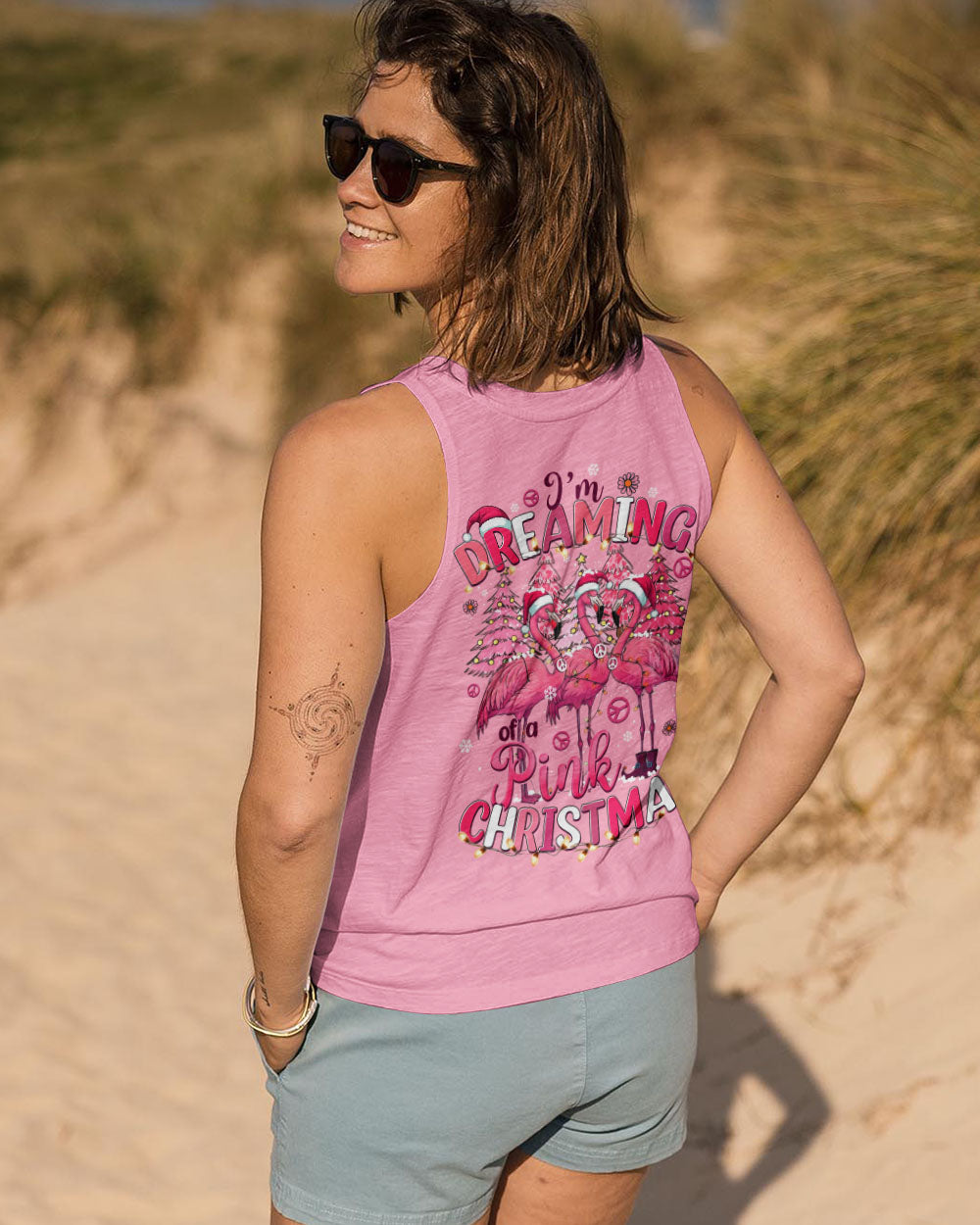 I'M DREAMING OF A PINK CHRISTMAS FLAMINGO ALL OVER PRINT - TYTD2110242