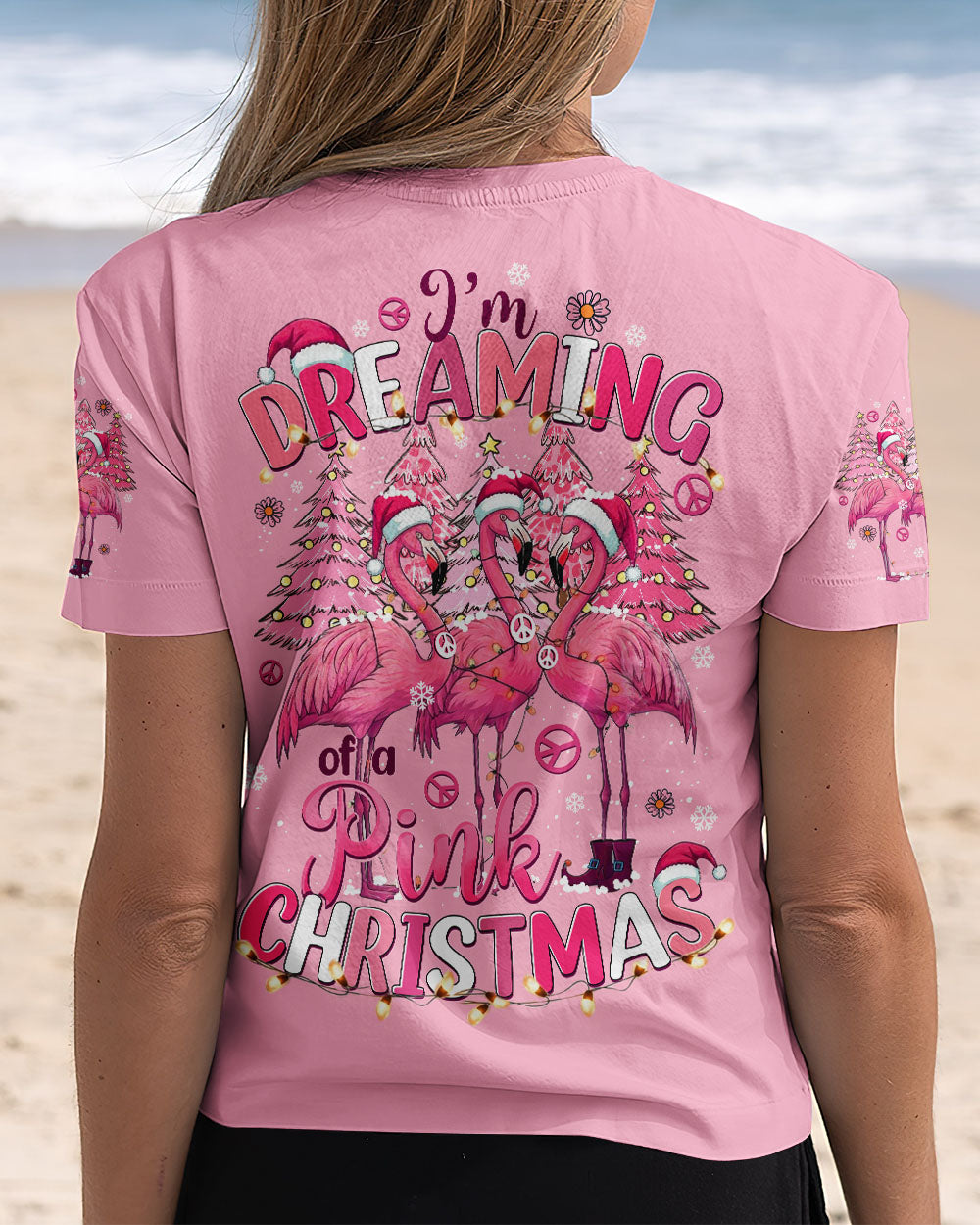 I'M DREAMING OF A PINK CHRISTMAS FLAMINGO ALL OVER PRINT - TYTD2110242