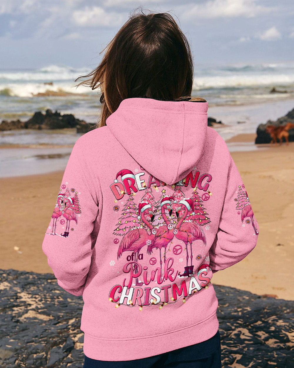 I'M DREAMING OF A PINK CHRISTMAS FLAMINGO ALL OVER PRINT - TYTD2110242