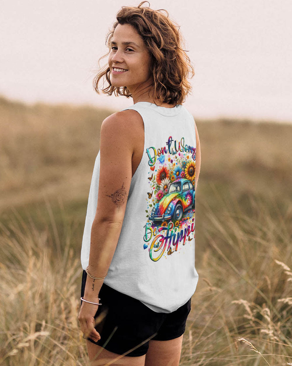 DON'T WORRY BE HIPPIE ALL OVER PRINT - TYTD2201241