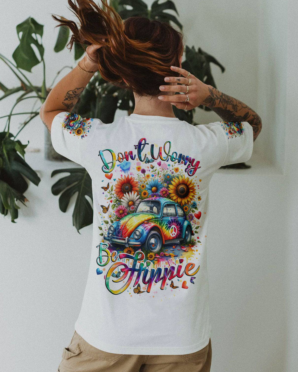 DON'T WORRY BE HIPPIE ALL OVER PRINT - TYTD2201241