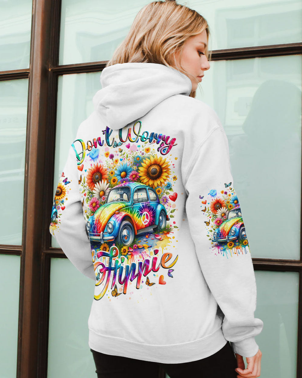 DON'T WORRY BE HIPPIE ALL OVER PRINT - TYTD2201241