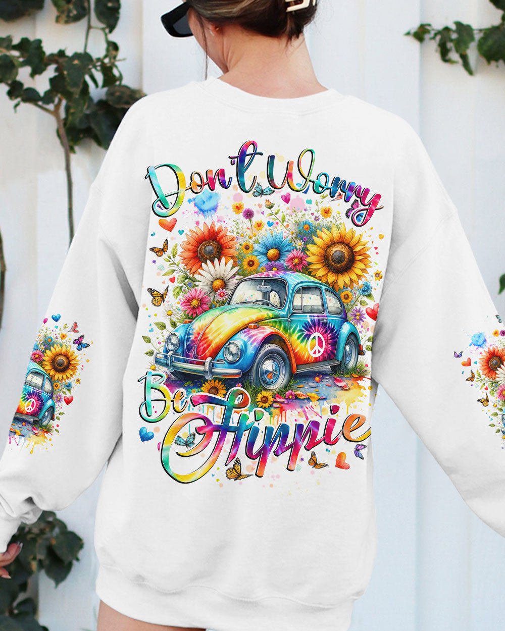 DON'T WORRY BE HIPPIE ALL OVER PRINT - TYTD2201241