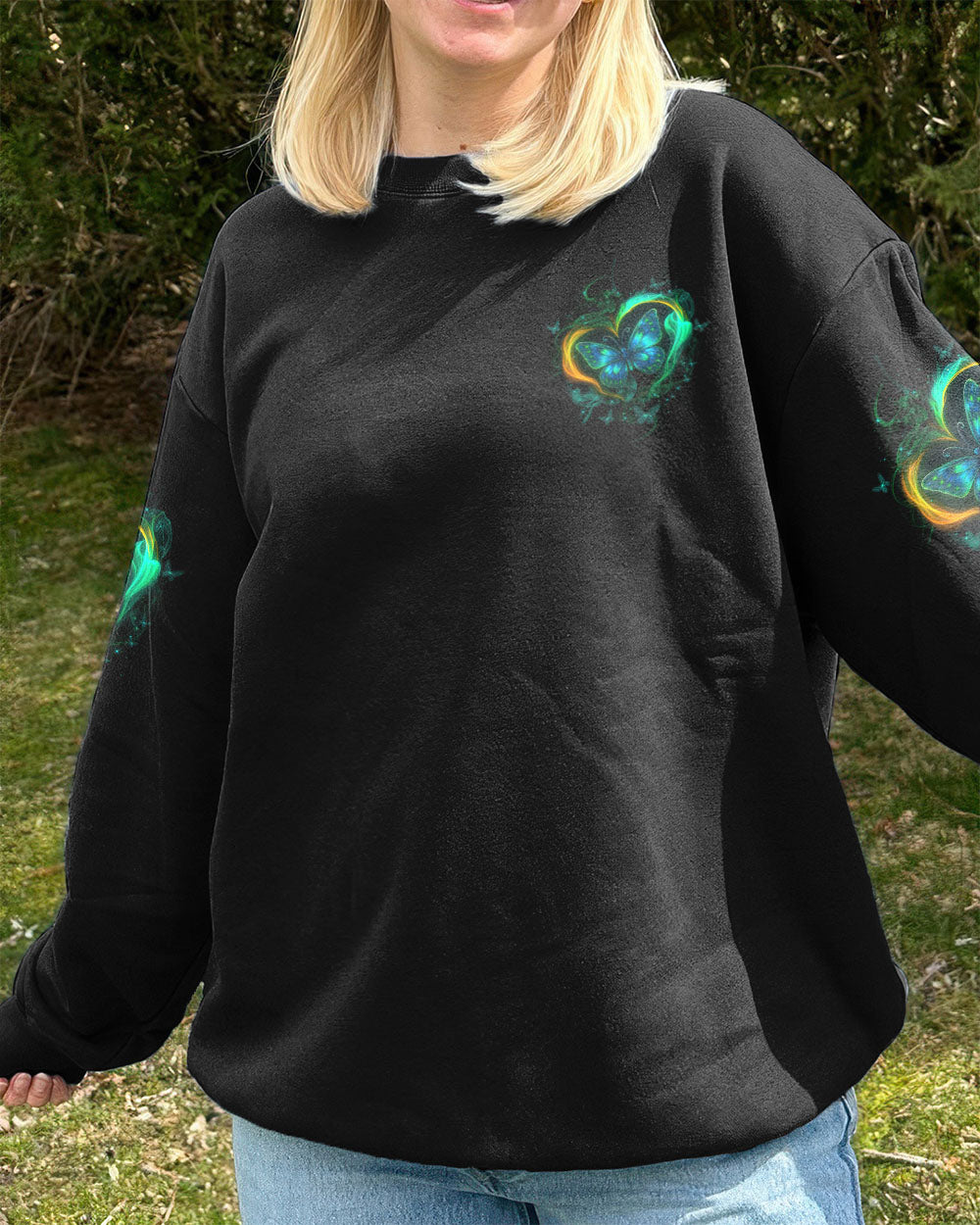 WHISPER WORDS OF WISDOM LET IT BE BUTTERFLY ALL OVER PRINT - TYTD2207252