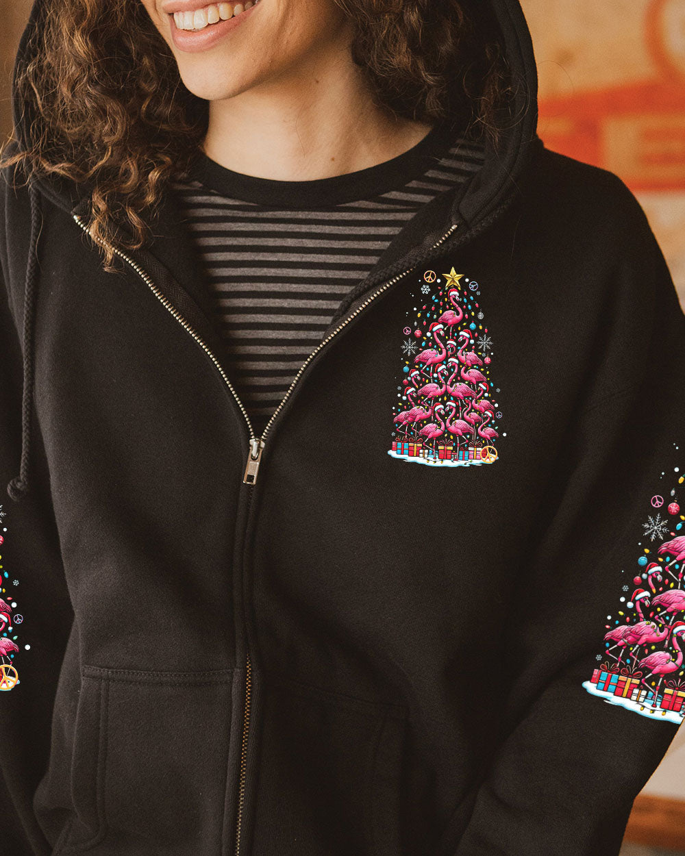 IT'S THE MOST WONDERFUL TIME OF THE YEAR FLAMINGOS CHRISTMAS ALL OVER PRINT - TYTD2210243