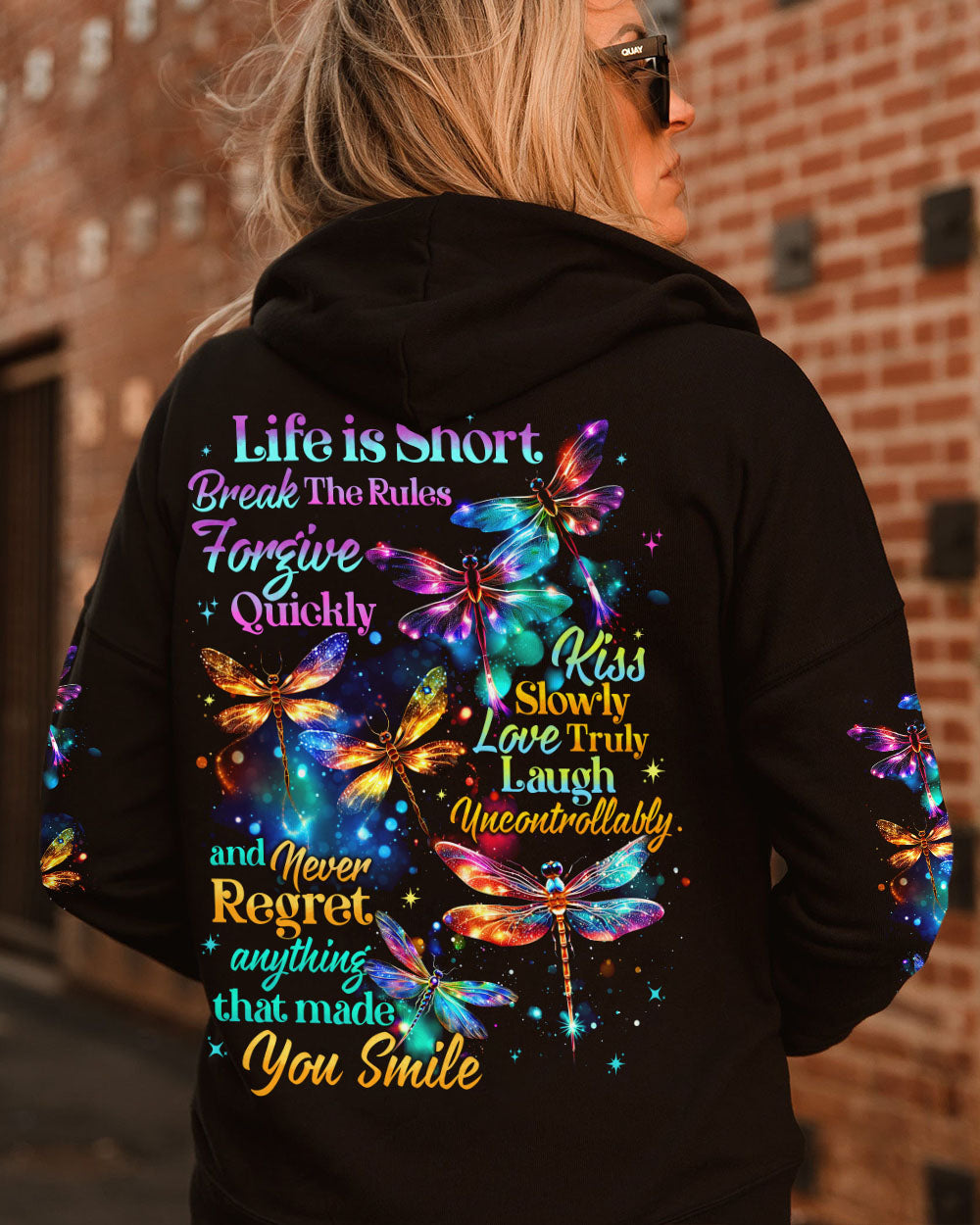 NEVER REGRET ANYTHING THAT MADE YOU SMILE ALL OVER PRINT - TYTD2301241