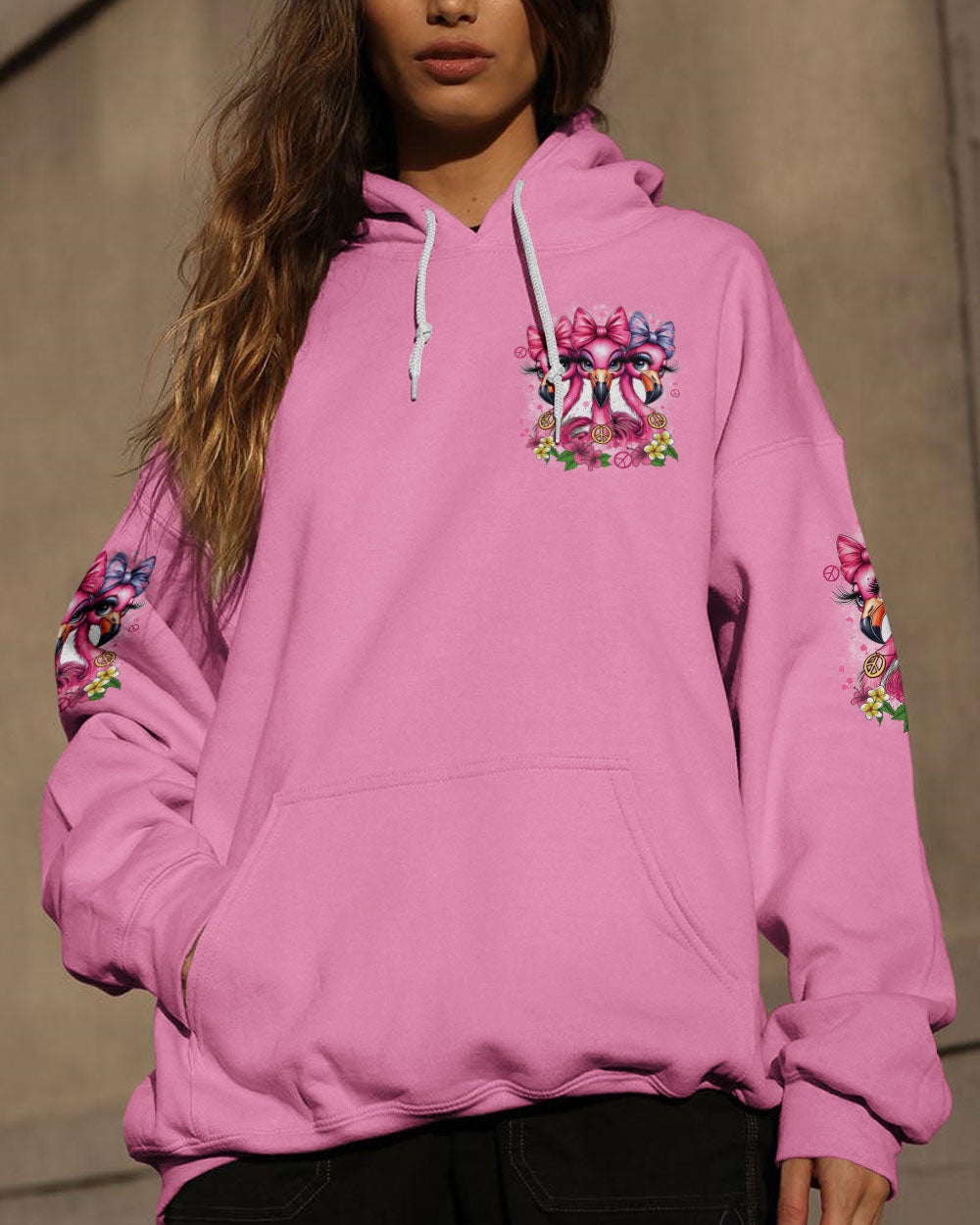 GOOD TIMES CRAZY FRIEND FLAMINGO ALL OVER PRINT - TYTD2305242