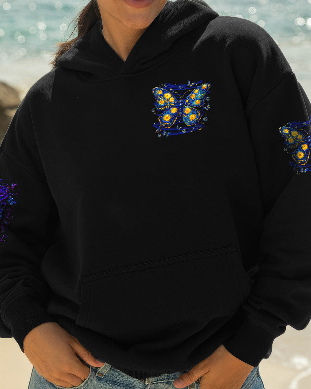 WHISPER WORDS OF WISDOM LET IT BE BUTTERFLY ALL OVER PRINT - TYTD2309253