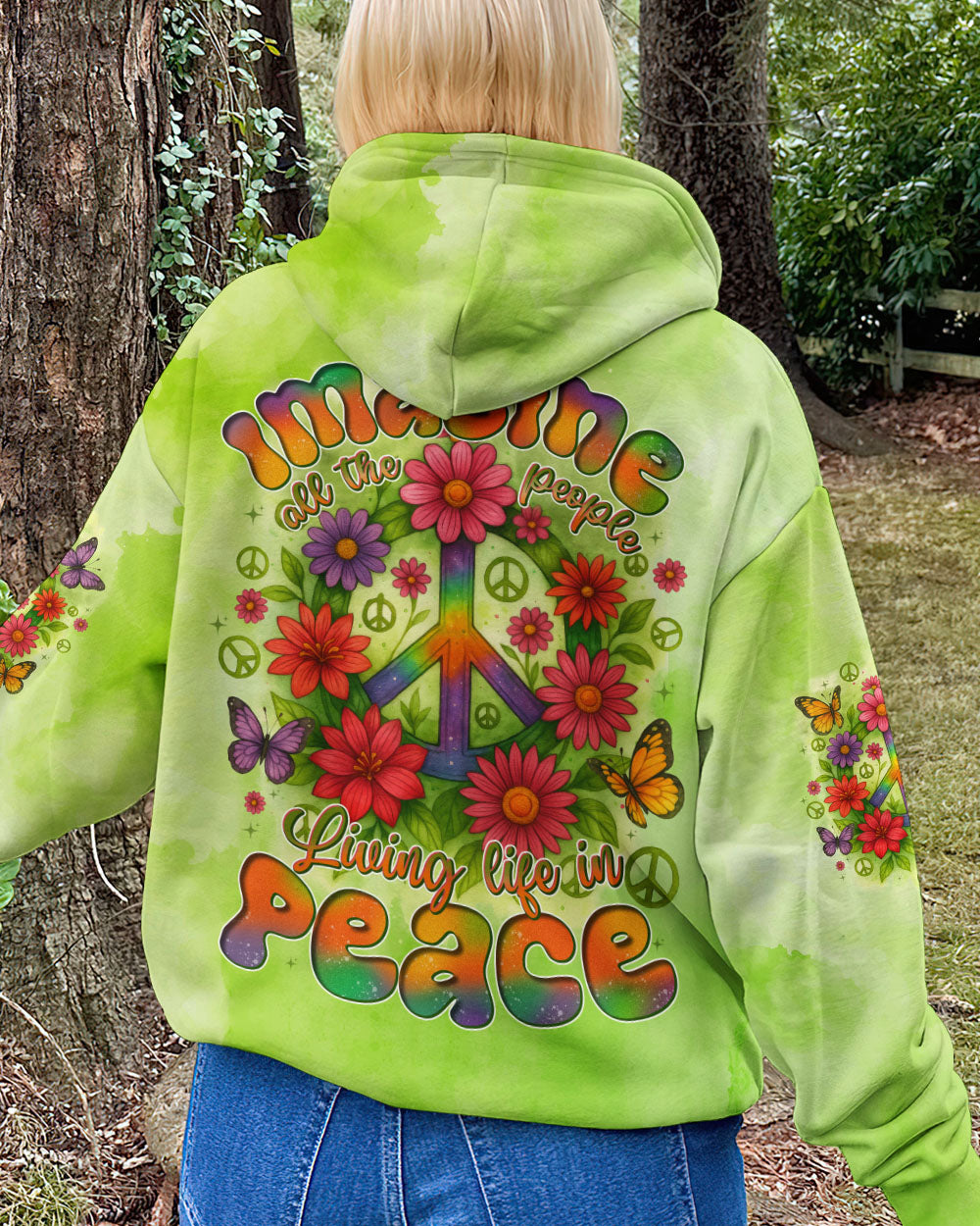 IMAGINE ALL THE PEOPLE LIVING LIFE IN PEACE ALL OVER PRINT - TYTD2406251