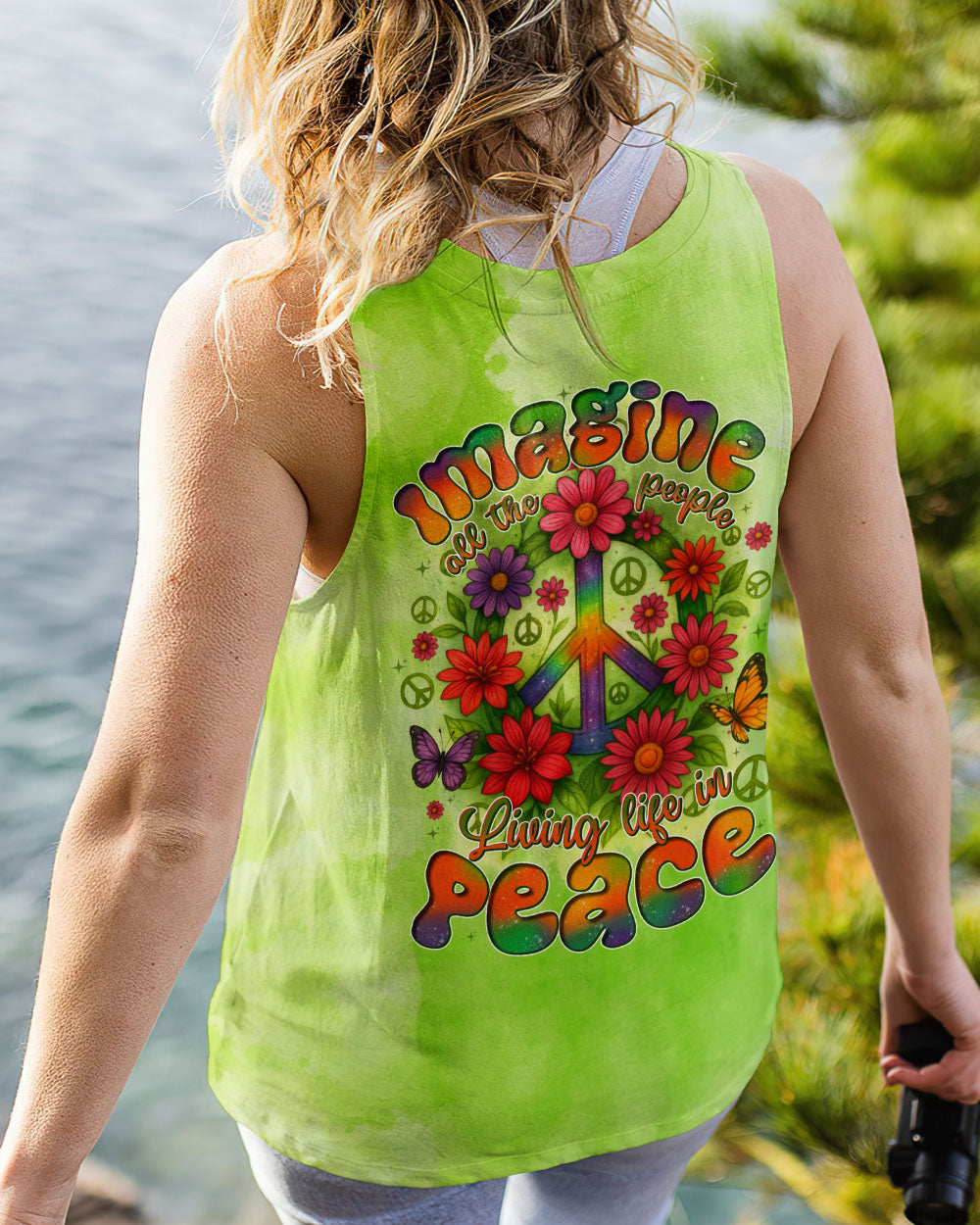 IMAGINE ALL THE PEOPLE LIVING LIFE IN PEACE ALL OVER PRINT - TYTD2406251