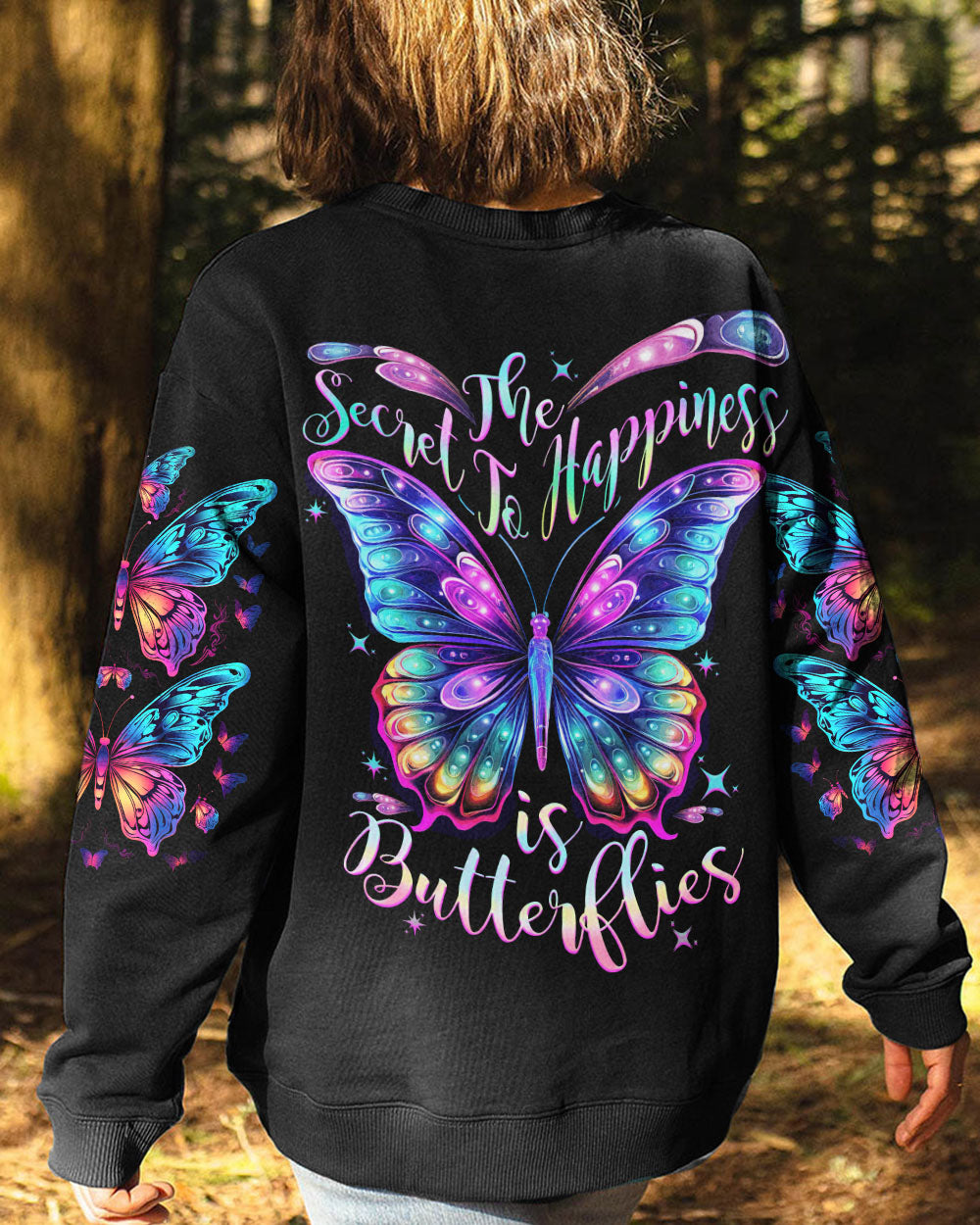 THE SECRET TO HAPPINESS ALL OVER PRINT - TYTD2407233