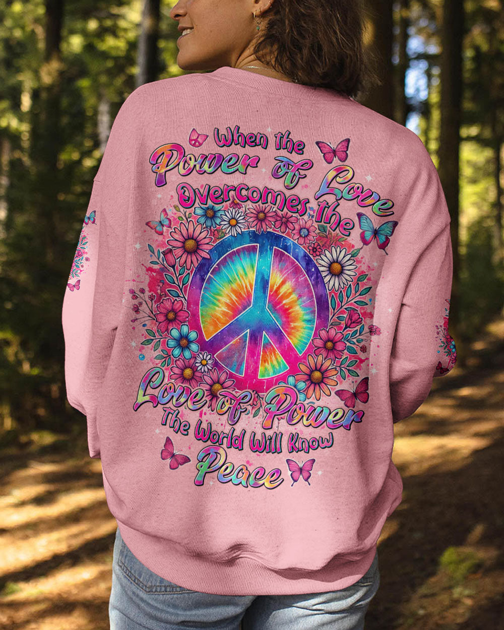 THE WORLD WILL KNOW PEACE ALL OVER PRINT - TYTD2407243