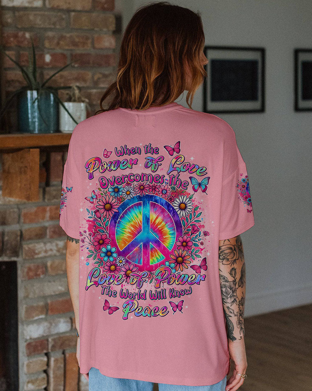THE WORLD WILL KNOW PEACE ALL OVER PRINT - TYTD2407243