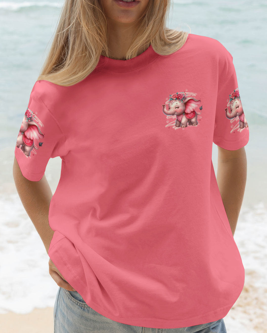 WHISPER WORDS OF WISDOM LET IT BE ELEPHANT ALL OVER PRINT - TYTD2410252