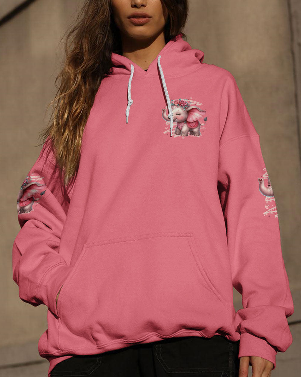 WHISPER WORDS OF WISDOM LET IT BE ELEPHANT ALL OVER PRINT - TYTD2410252