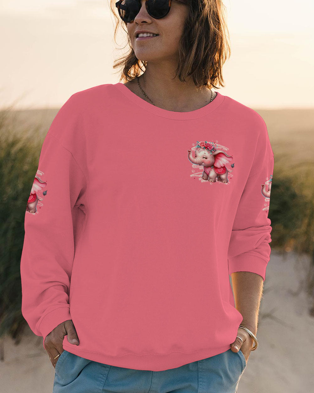 WHISPER WORDS OF WISDOM LET IT BE ELEPHANT ALL OVER PRINT - TYTD2410252