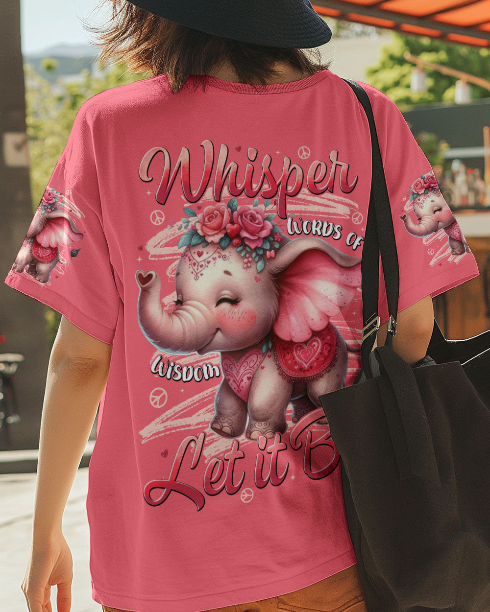 WHISPER WORDS OF WISDOM LET IT BE ELEPHANT ALL OVER PRINT - TYTD2410252