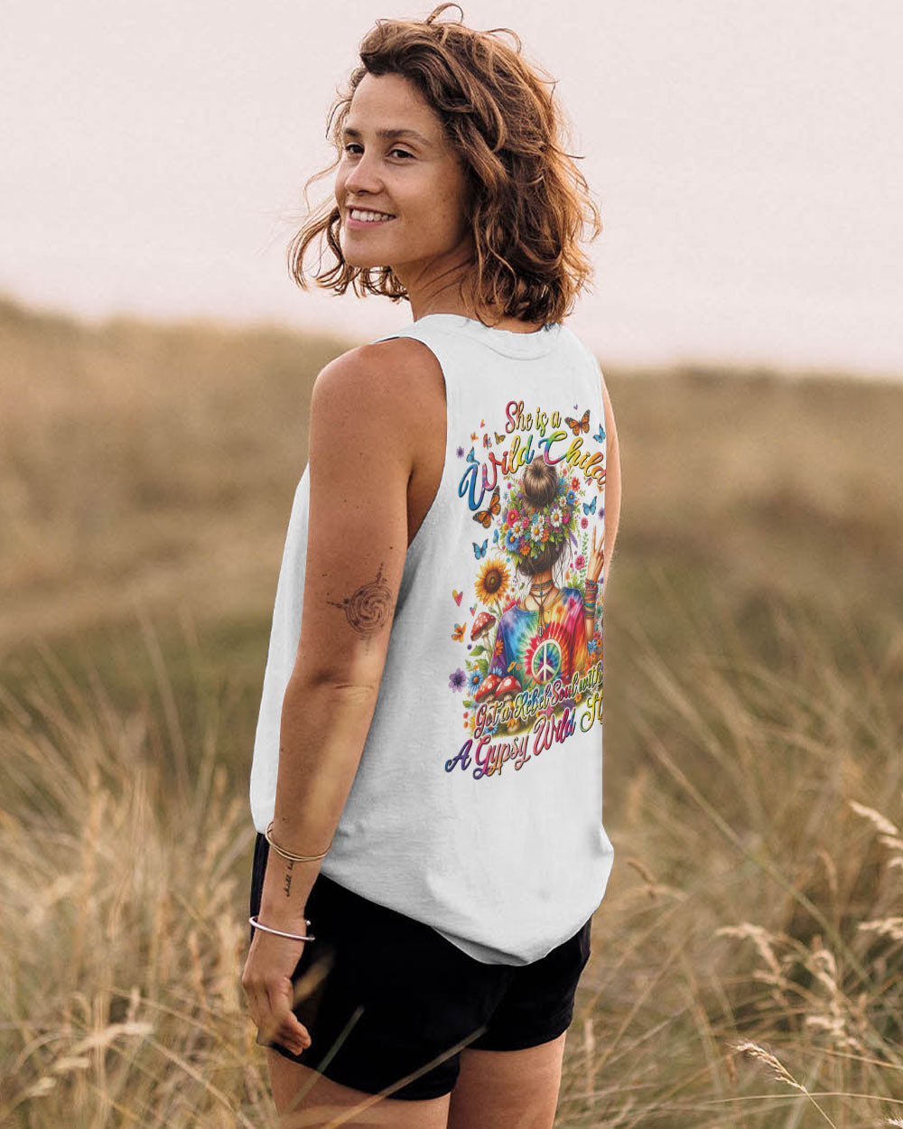 SHE IS A WILD CHILD ALL OVER PRINT - TYTD2501242