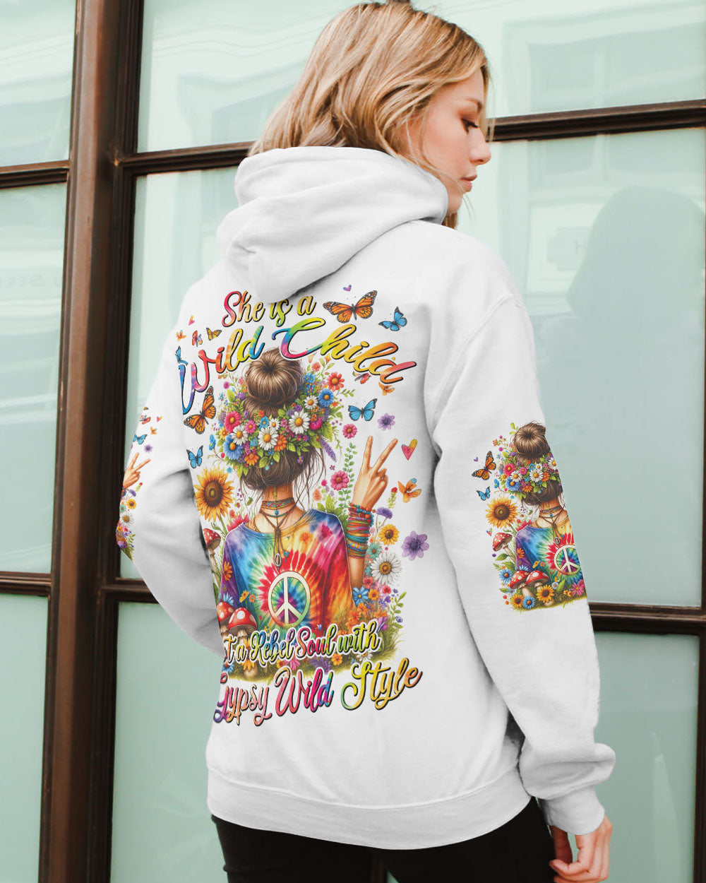 SHE IS A WILD CHILD ALL OVER PRINT - TYTD2501242