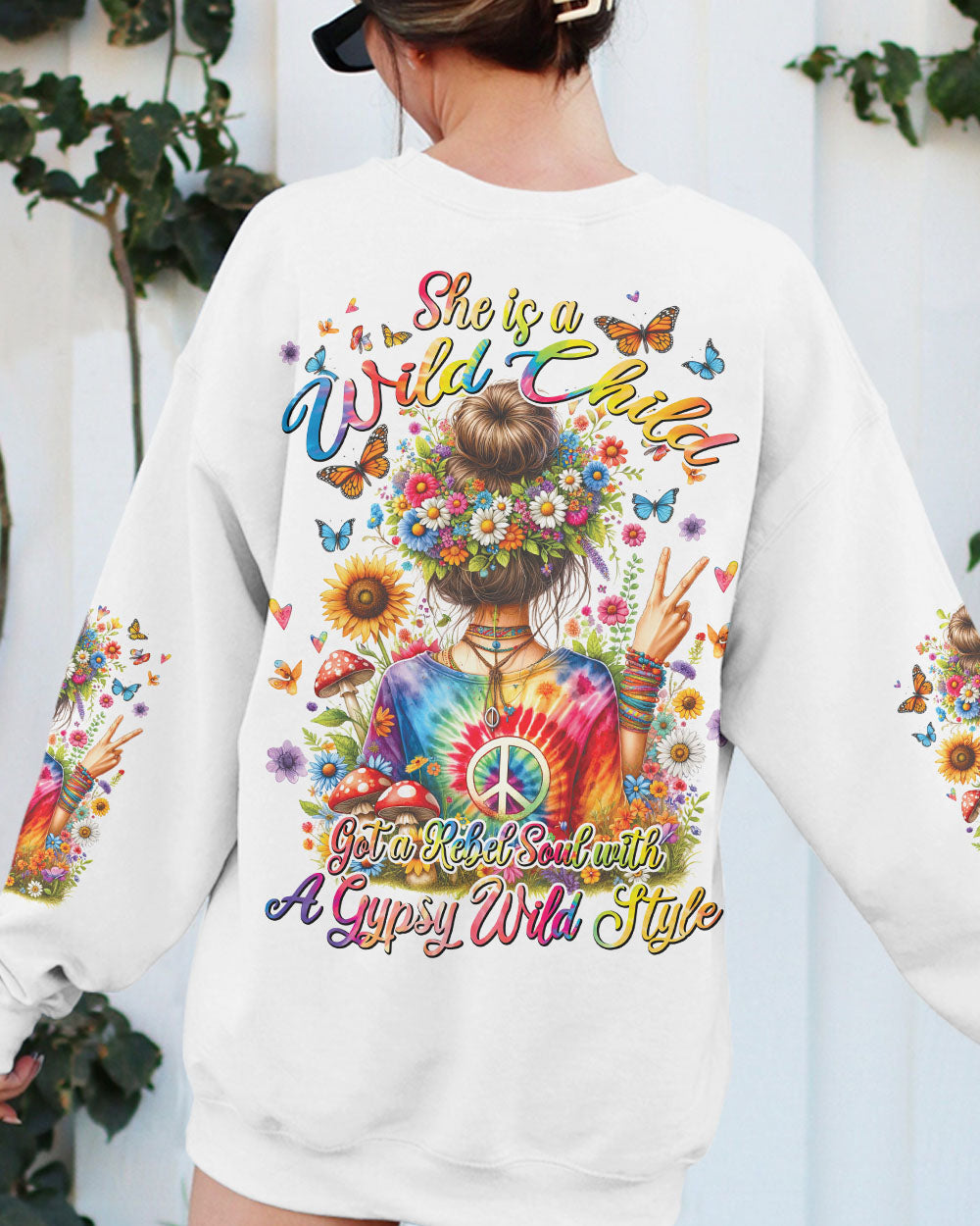 SHE IS A WILD CHILD ALL OVER PRINT - TYTD2501242