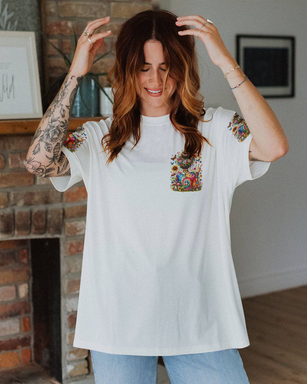 SHE IS A WILD CHILD ALL OVER PRINT - TYTD2501242