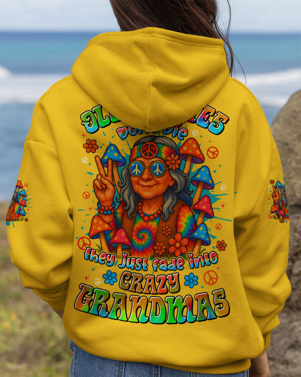 OLD HIPPIES ALL OVER PRINT - TYTD2507251