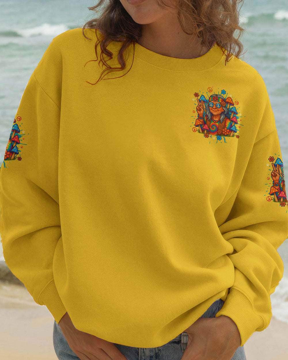 OLD HIPPIES ALL OVER PRINT - TYTD2507251
