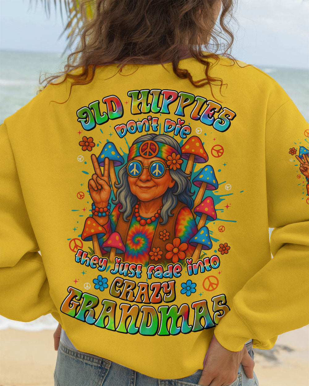 OLD HIPPIES ALL OVER PRINT - TYTD2507251