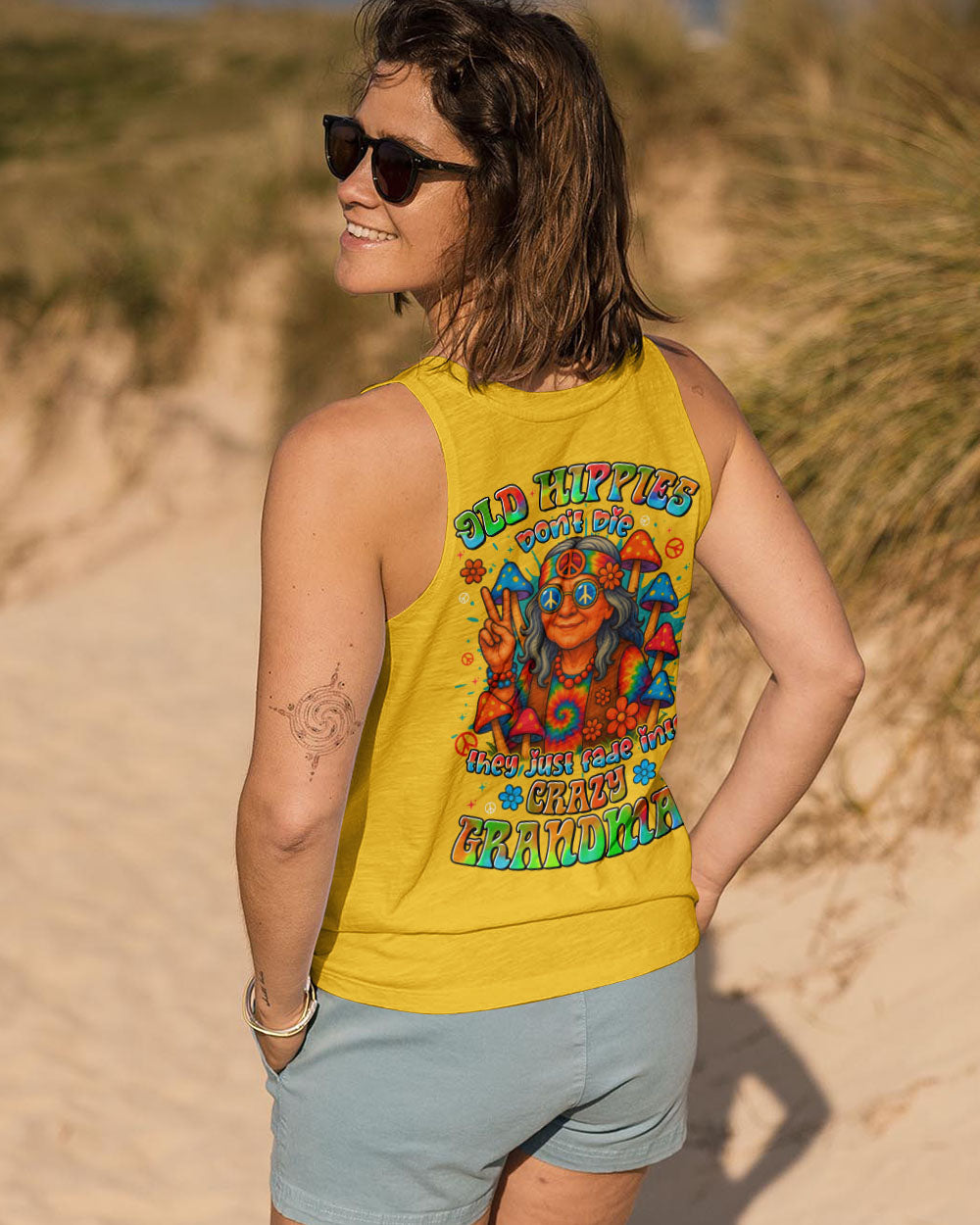 OLD HIPPIES ALL OVER PRINT - TYTD2507251